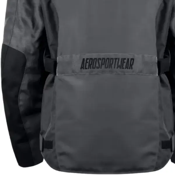 Jaqueta ASW Tsunami Cinza Chumbo/Preto/Vermelho - Grid Motors