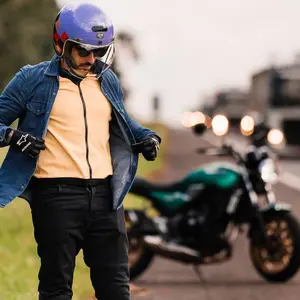 Imagem 6 de Jaqueta ASW Corse Segunda Pele Amarelo (100% Kevlar)