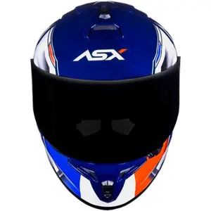 Imagem 7 de Capacete ASX Draken Pilot - Azul/Branco/Vermelho
