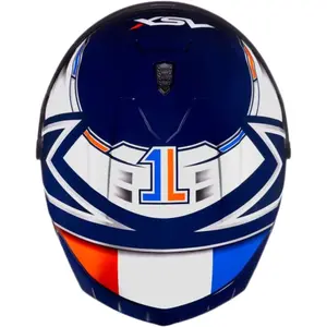 Imagem 8 de Capacete ASX Draken Pilot - Azul/Branco/Vermelho