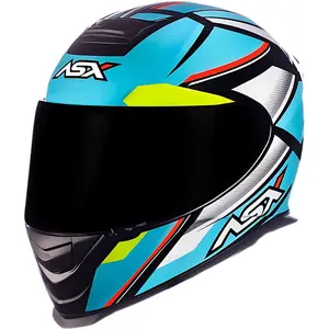Imagem 2 de Capacete ASX Eagle Explorer - Preto/Azul/Branco