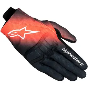 Imagem 1 de Luva Alpinestars Reef V2 Preto/Branco/Vermelho Fluor