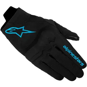 Imagem 1 de Luva Alpinestars Reef Womens V2 Preto/Azul Claro