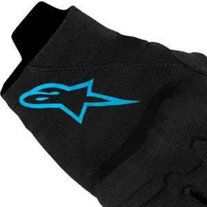 Imagem 4 de Luva Alpinestars Reef Womens V2 Preto/Azul Claro