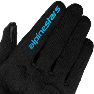 Imagem 3 de Luva Alpinestars Reef Womens V2 Preto/Azul Claro