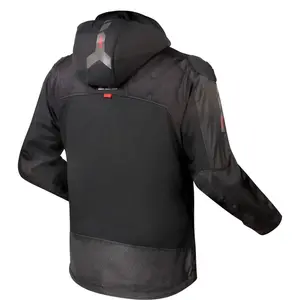 Imagem 2 de Jaqueta LS2 Zirconium Cinza Titânio/Preto/Vermelho (Impermeável)