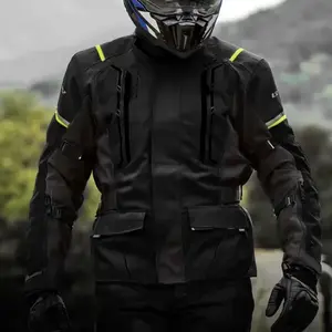 Imagem 5 de Jaqueta LS2 Narvik Cinza/Preto/Amarelo (Impermeável)