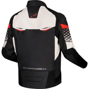 Imagem 2 de Jaqueta LS2 Apex Preto/Branco/Vermelho (Impermeável)