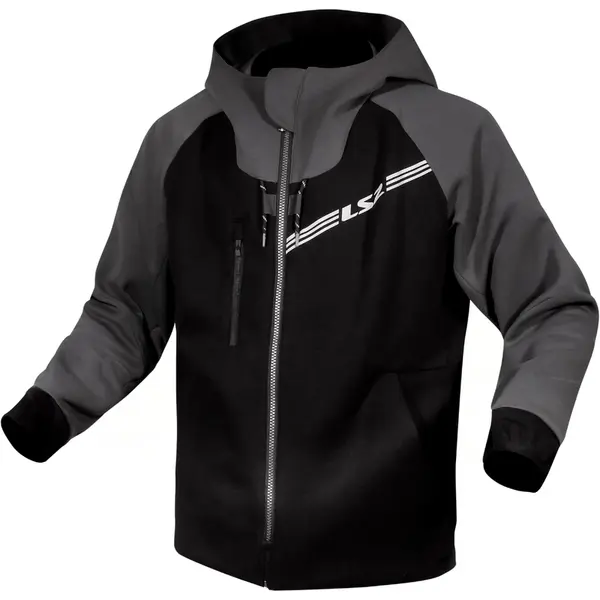 Jaqueta LS2 Throttle Preto/Cinza Escuro