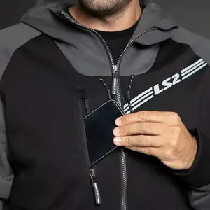 Imagem 5 de Jaqueta LS2 Throttle Preto/Cinza Escuro