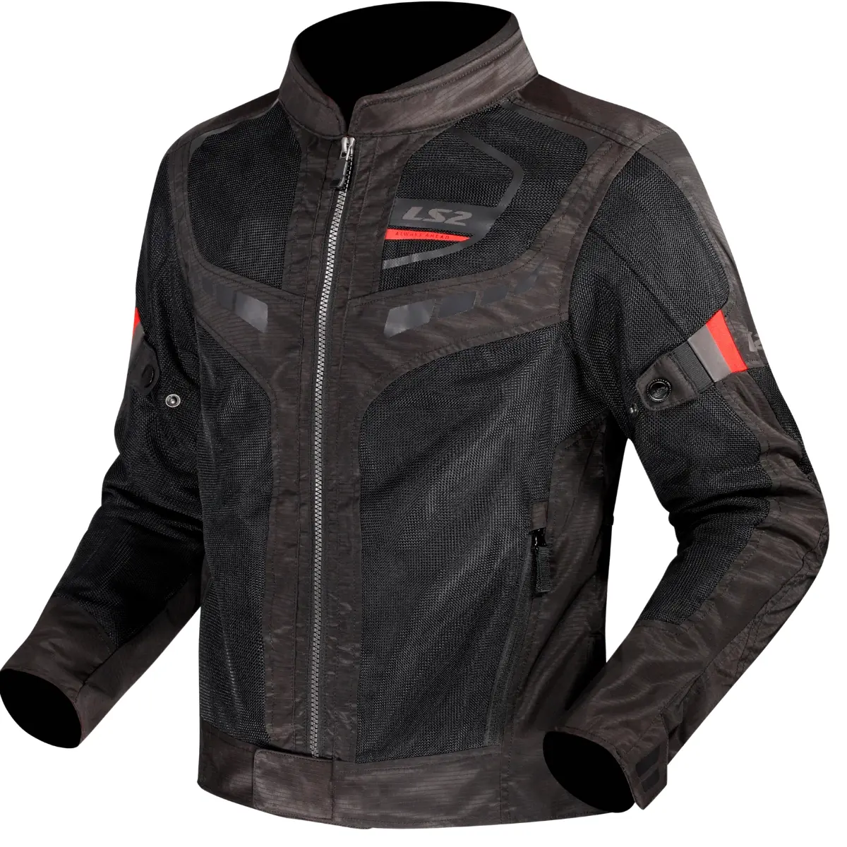 Jaqueta LS2 Garda Preto/Vermelho Jaqueta LS2 Garda Preto/Vermelho
