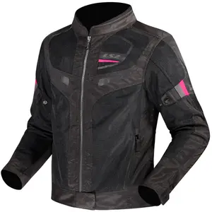 Imagem 1 de Jaqueta LS2 Garda Preto/Rosa (Feminina)