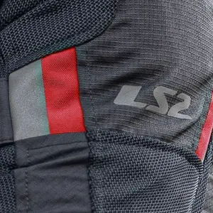 Imagem 5 de Jaqueta LS2 Garda Preto/Vermelho (Feminina)