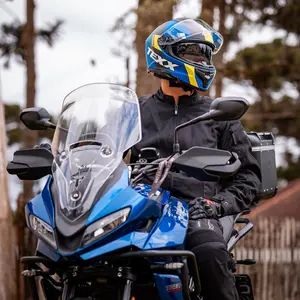 Imagem 12 de Capacete Texx Kaiman Track - Verde/Preto/Azul Fosco