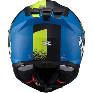 Imagem 7 de Capacete Texx Kaiman Track - Verde/Preto/Azul Fosco