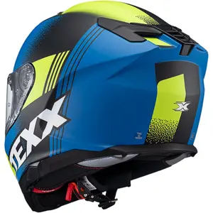Imagem 5 de Capacete Texx Kaiman Track - Verde/Preto/Azul Fosco