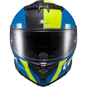 Imagem 6 de Capacete Texx Kaiman Track - Verde/Preto/Azul Fosco