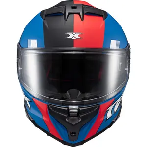 Imagem 7 de Capacete Texx Kaiman Track - Vermelho/Preto/Azul Fosco