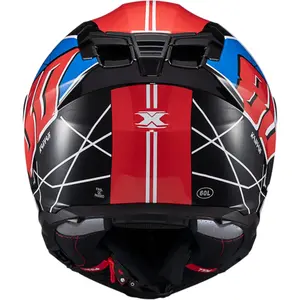 Imagem 7 de Capacete Texx Kaiman Vector - Azul/Vermelho/Preto/Branco