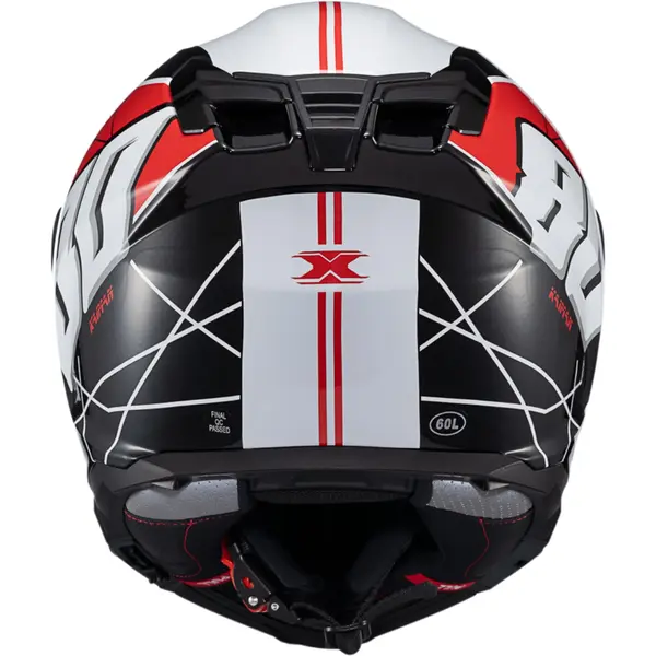 Capacete Texx Kaiman Vector - Vermelho/Preto/Branco - Grid Motors
