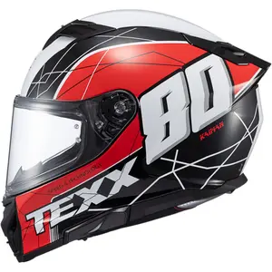 Imagem 1 de Capacete Texx Kaiman Vector - Vermelho/Preto/Branco