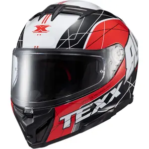 Imagem 2 de Capacete Texx Kaiman Vector - Vermelho/Preto/Branco