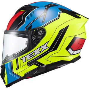 Capacete Texx Kaiman Teaser - Verde/Preto/Azul/Vermelho Fosco