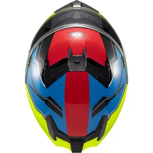 Imagem 5 de Capacete Texx Kaiman Teaser - Verde/Preto/Azul/Vermelho Fosco