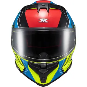 Imagem 6 de Capacete Texx Kaiman Teaser - Verde/Preto/Azul/Vermelho Fosco