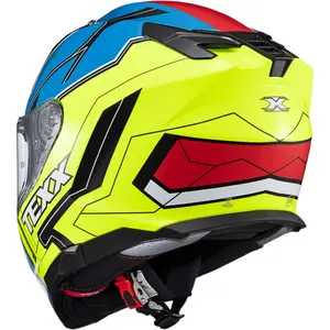 Imagem 4 de Capacete Texx Kaiman Teaser - Verde/Preto/Azul/Vermelho Fosco