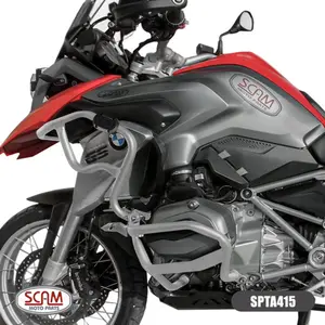Imagem 2 de Protetor de Motor Carenagem Scam BMW R 1200 GS Prata (2013-2019) - SPTA415