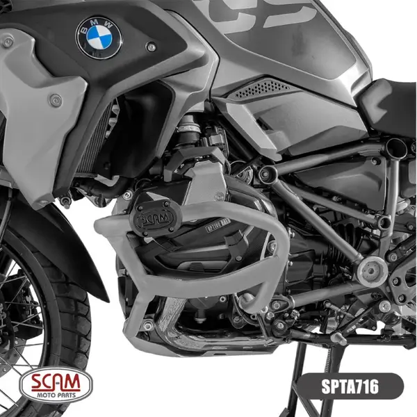 Imagem 1 de Protetor de Motor Scam BMW R1250GS Prata (apartir de 2019) - SPTA716