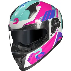 Imagem 3 de Capacete Race Tech Volt Track - Branco/Rosa