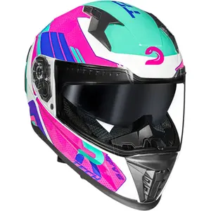 Imagem 4 de Capacete Race Tech Volt Track - Branco/Rosa