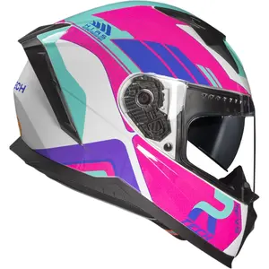 Imagem 2 de Capacete Race Tech Volt Track - Branco/Rosa