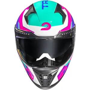 Imagem 7 de Capacete Race Tech Volt Track - Branco/Rosa