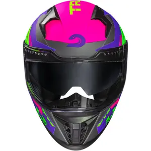 Imagem 8 de Capacete Race Tech Volt Track - Cinza Titânio/Roxo Fosco