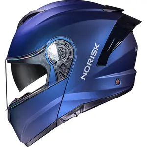 Capacete Norisk Force 2 Articulado Monocolor - Azul Fosco
