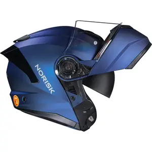 Imagem 6 de Capacete Norisk Force 2 Articulado Monocolor - Azul Fosco