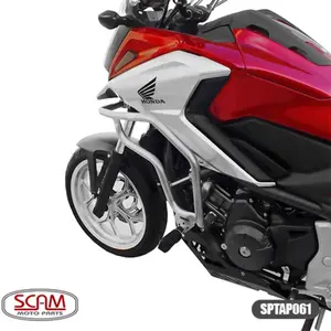 Imagem 3 de Protetor de Motor Carenagem Scam Honda NC700X/NC750X Prata (apartir de 2013) - SPTAP061