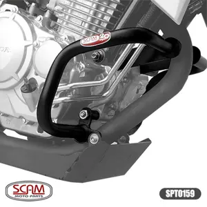Imagem 2 de Protetor de Motor Scam Honda CB Twister 250 Preto (apartir de 2016) - SPTO159