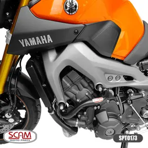 Imagem 2 de Protetor de Motor Carenagem Scam Yamaha MT09 Tracer (2015-2018) / MT09 Tracer 900 GT (apartir de 2020) / MT09 (apartir de 2015) Preto - SPTO173
