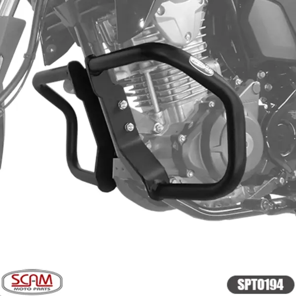 Imagem 1 de Protetor de Motor Scam Honda XRE 190 Preto (apartir de 2016) - SPTO194