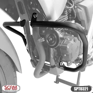 Protetor de Motor Scam Yamaha Fazer 250 Preto (apartir de 2018) - SPTO321