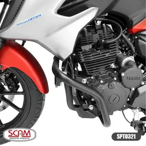 Imagem 2 de Protetor de Motor Scam Yamaha Fazer 250 Preto (apartir de 2018) - SPTO321