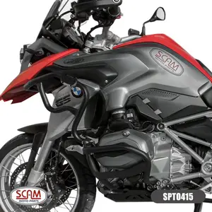 Imagem 3 de Protetor de Motor Carenagem Scam BMW R 1200 GS (2013-2015) Preto - SPTO415