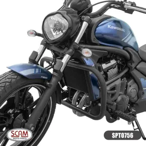 Imagem 2 de Protetor de Motor Scam Kawasaki Vulcan 650 (apartir de 2015) Preto - SPTO756
