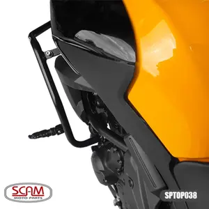 Imagem 3 de Protetor de Motor Carenagem Scam Kawasaki Versys 650 (2010-2014) Preto - SPTOP038