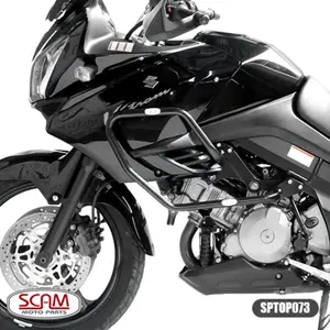 Imagem 3 de Protetor de Motor Carenagem Scam Suzuki V-Strom 1000 (2002-2013) Preto - SPTOP073