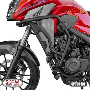 Imagem 2 de Protetor de Motor Carenagem Scam Honda CB500X (apartir de 2013) Preto - SPTOP101